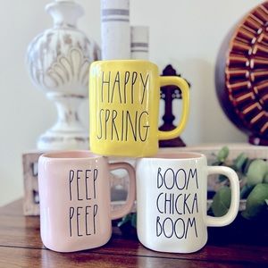 3 Rae Dunn Brand New festive mugs